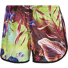 ДАМСКИ КЪСИ ПАНТАЛОНИ ADIDAS FLORAL M20 4IN W PINK/MULTICO