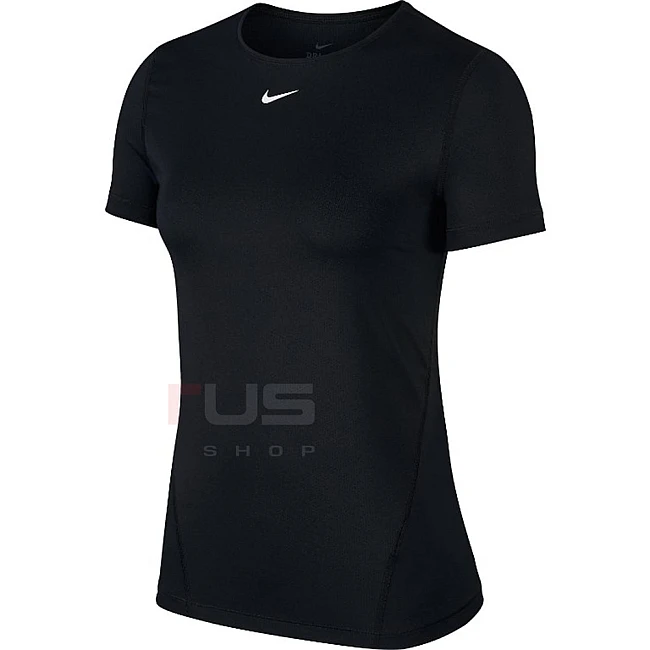 ДАМСКА ТЕНИСКА NIKE PRO TOP SS ALL OVER MESH BLACK