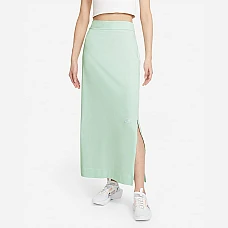 ДАМСКА ПОЛА NIKE NSW SKIRT MAXI JRSY GREEN