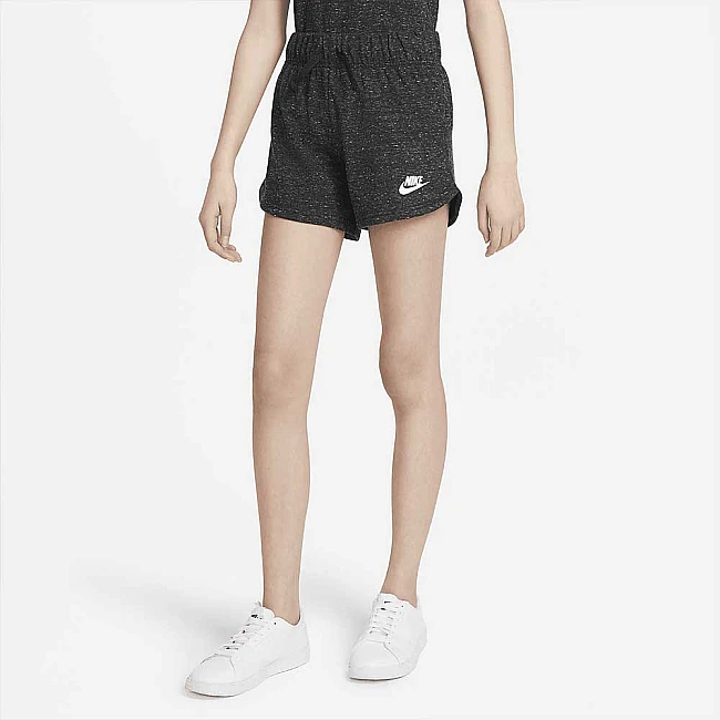 ДЕТСКИ КЪСИ ПАНТАЛОНИ NIKE NSW 4IN SHORT JERSEY BLACK HEATHER