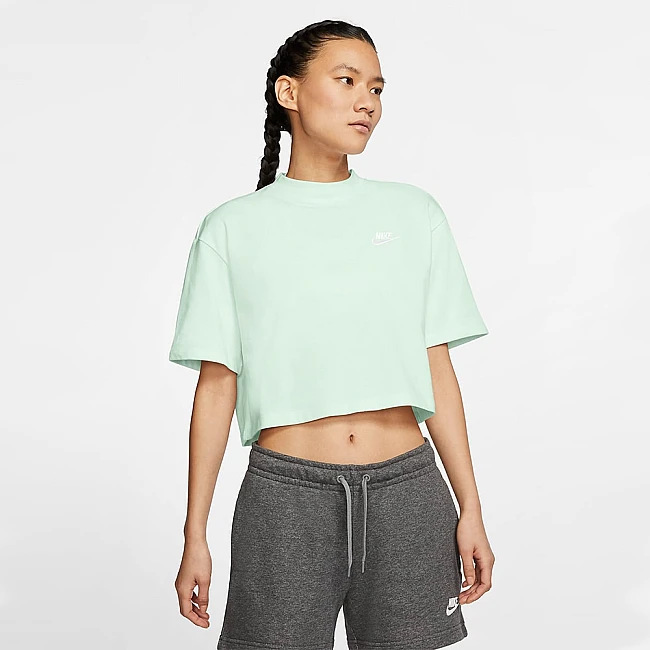 ДАМСКА ТЕНИСКА NIKE NSW TOP SS JRSY BARELY GREEN