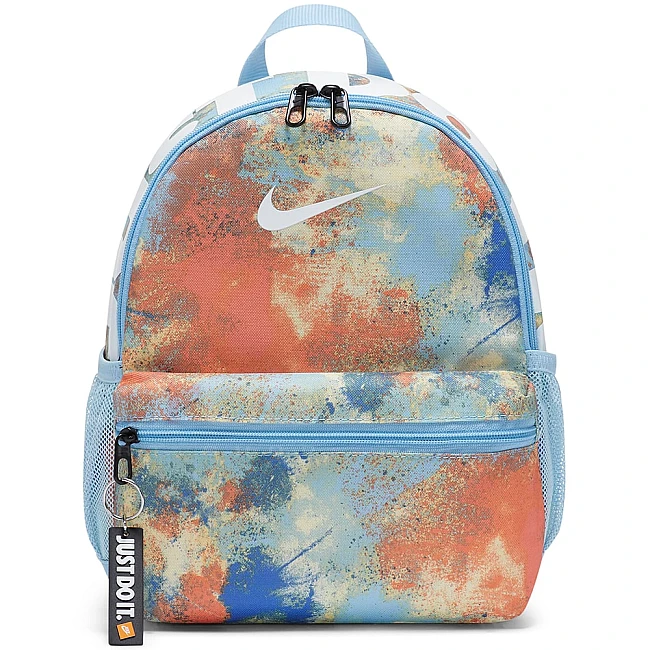 РАНИЧКА NIKE BRSLA JDI MINI BKPK-AOP BLUE/ORANGE/WHITE