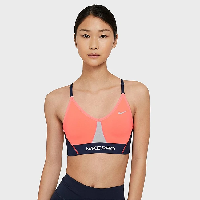 ДАМСКИ СПОРТЕН СУТИЕН NIKE INDY PRO CLN BRA MANGO