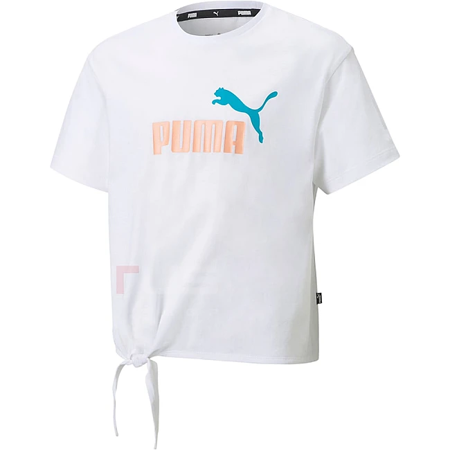 ДЕТСКА ТЕНИСКА PUMA ESS+ LOGO SILHOUETTE TEE G WHITE