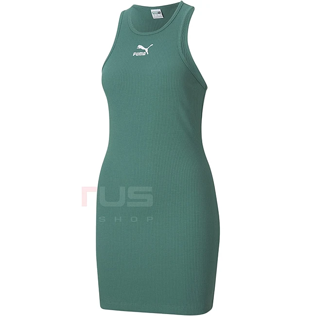 ДАМСКА РОКЛЯ PUMA CLASSICS SUMMER DRESS BLUE SPRUCE