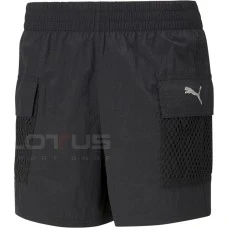 ДАМСКИ КЪСИ ПАНТАЛОНИ PUMA EVIDE SHORT BLACK