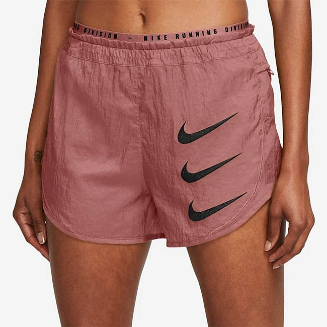 ДАМСКИ КЪСИ ПАНТАЛОНИ NIKE RUN DVN TEMPO LUXE 2IN1 RUST PINK