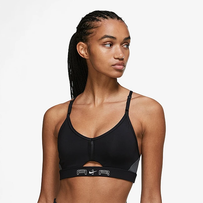 ДАМСКИ СПОРТЕН СУТИЕН NIKE AIR DF INDY CUTOUT BRA BLACK