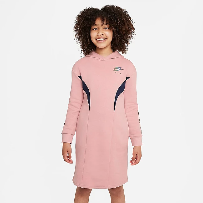 ДЕТСКА РОКЛЯ NIKE NSW AIR FLC DRESS PINK