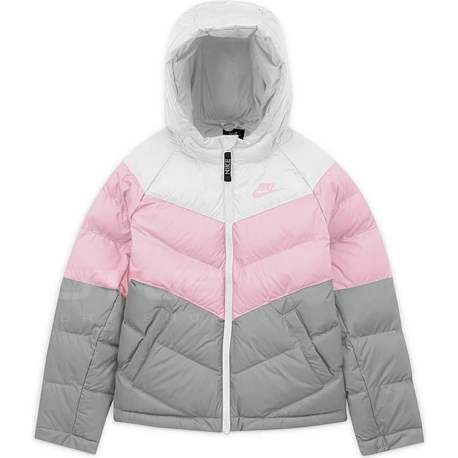 ДЕТСКО ЯКЕ NIKE NSW SYNTHETIC FILL JACKET WHITE/PINK/GREY