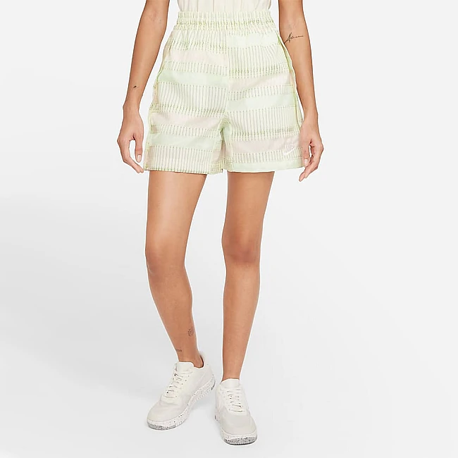 ДАМСКИ КЪСИ ПАНТАЛОНИ NIKE NSW SHRT MNFLNT EARTH DAY MR WHITE