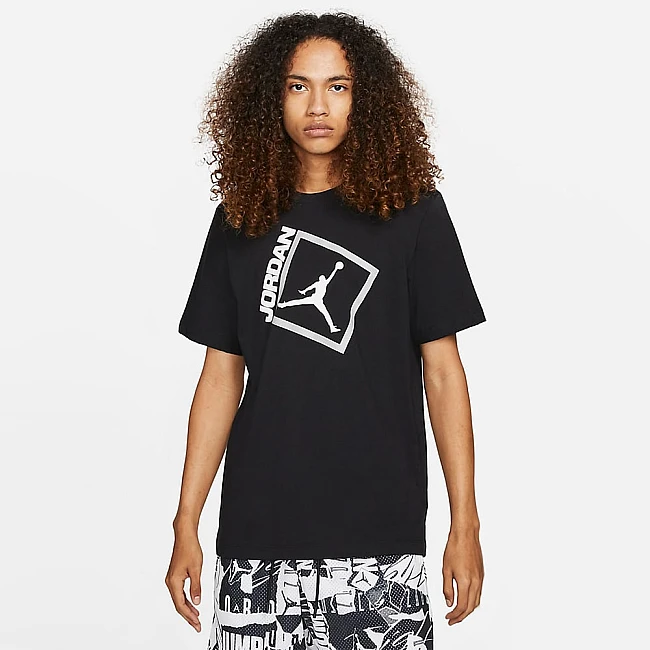МЪЖКА ТЕНИСКА NIKE JORDAN JUMPMAN BOX SS CREW BLACK