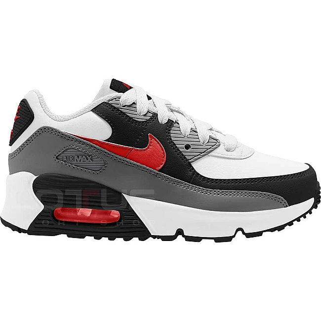 ДЕТСКИ МАРАТОНКИ NIKE AIR MAX 90 LTR PS WHITE/GREY/RED