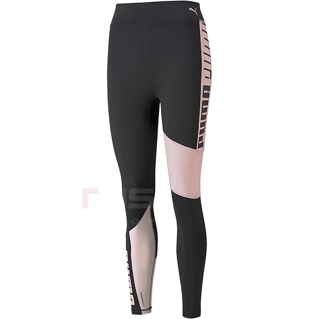 ДАМСКИ КЛИН PUMA TRAIN FAVORITE LOGO HIGH WAIST BLACK/LOTUS PINK
