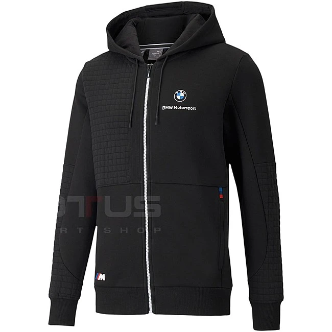МЪЖКО ГОРНИЩЕ PUMA BLACK BMW MMS FULL-ZIP HOODIE BLACK