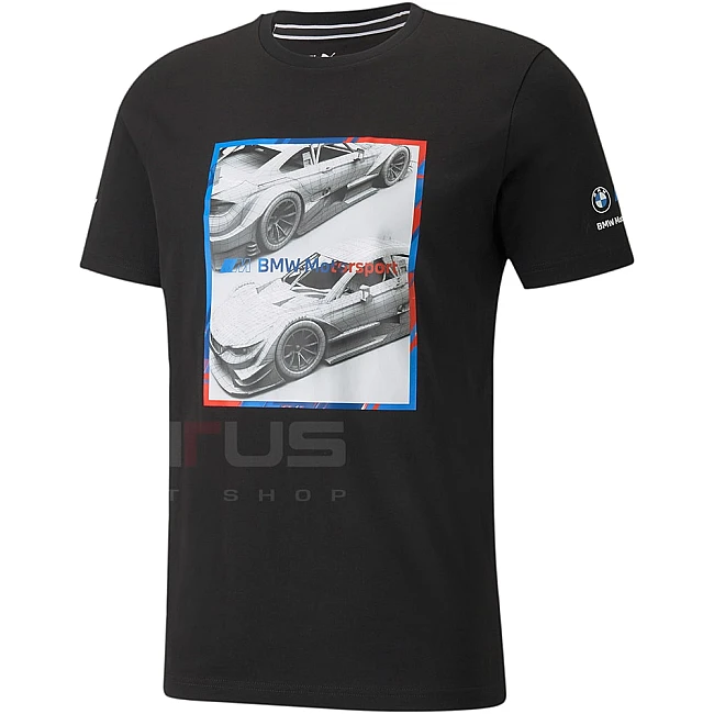 МЪЖКА ТЕНИСКА PUMA BMW MMS LOGO GRAPHIC TEE BLACK