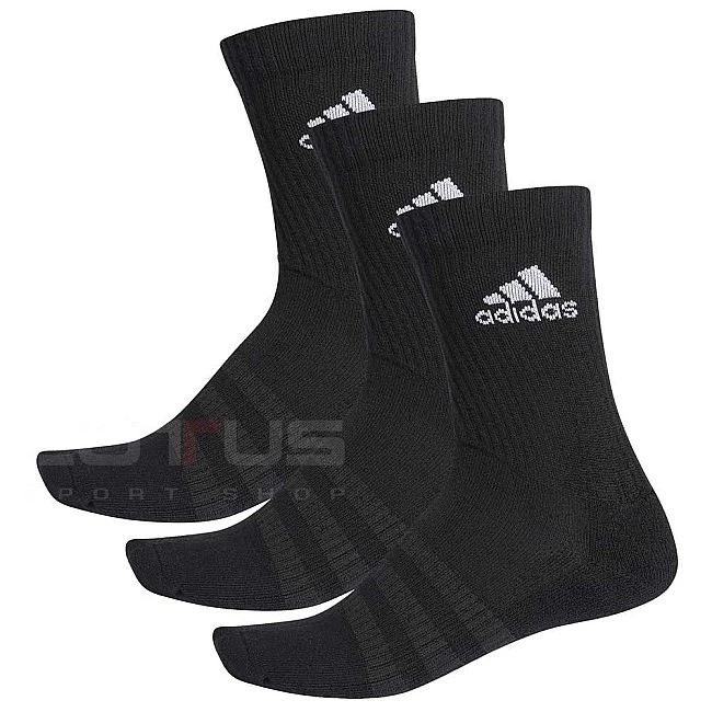 ЧОРАПИ ADIDAS CUSH CRW 3PP BLACK