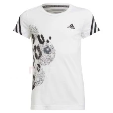 ДЕТСКА ТЕНИСКА ЗА МОМИЧЕ ADIDAS G FI 3S GFX TEE WHITE