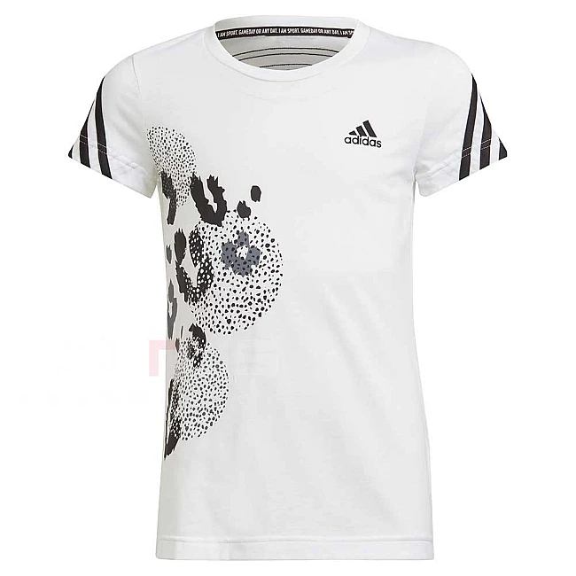 ДЕТСКА ТЕНИСКА ЗА МОМИЧЕ ADIDAS G FI 3S GFX TEE WHITE