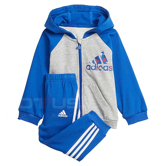 БЕБЕШКИ СПОРТЕН ЕКИП ADIDAS I BOS LOGO FZ J GREY/BLUE