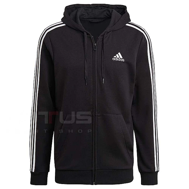 МЪЖКО ГОРНИЩЕ ADIDAS M 3S FT FZ HD BLACK