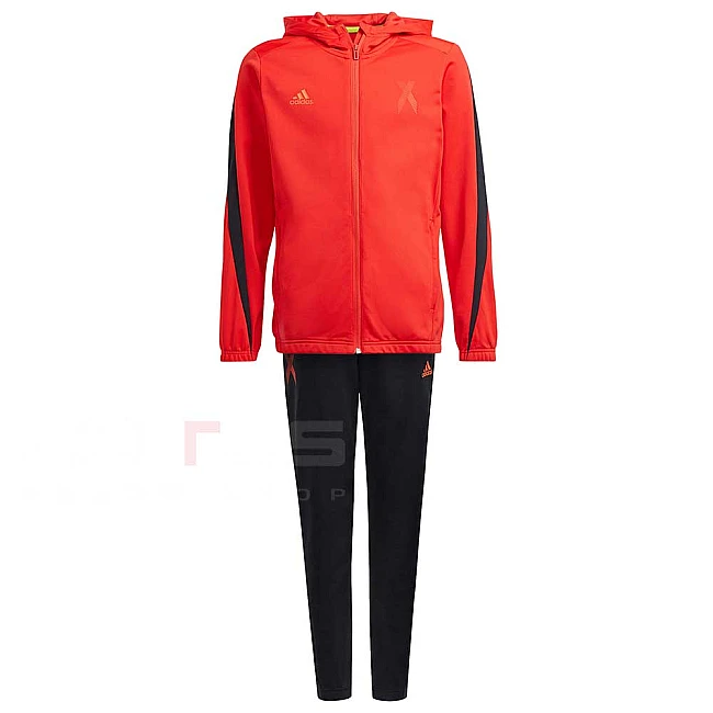 ДЕТСКИ СПОРТЕН ЕКИП ЗА МОМЧЕ B X TRACKSUIT RED/BLACK