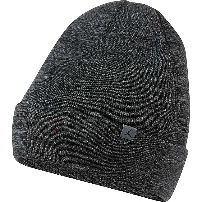 ЗИМНА ШАПКА NIKE JORDAN BEANIE CUFFED JUMPMAN BLACK/GREY