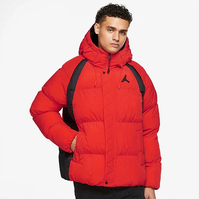МЪЖКО ЯКЕ NIKE JORDAN ESS PUFFER JKT RED/BLACK