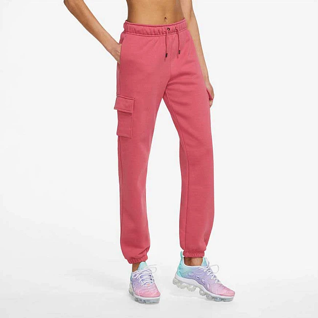 ДАМСКО ДОЛНИЩЕ NIKE NSW ESSNTL FLC MR CRGO PNT PINK
