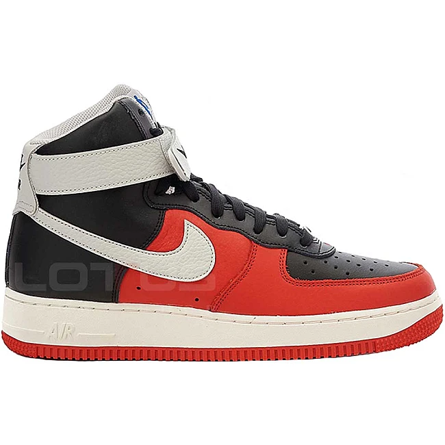 МЪЖКИ ОБУВКИ NIKE AIR FORCE 1 HIGH 07 LV8 EMB BLACK/RED/WHITE