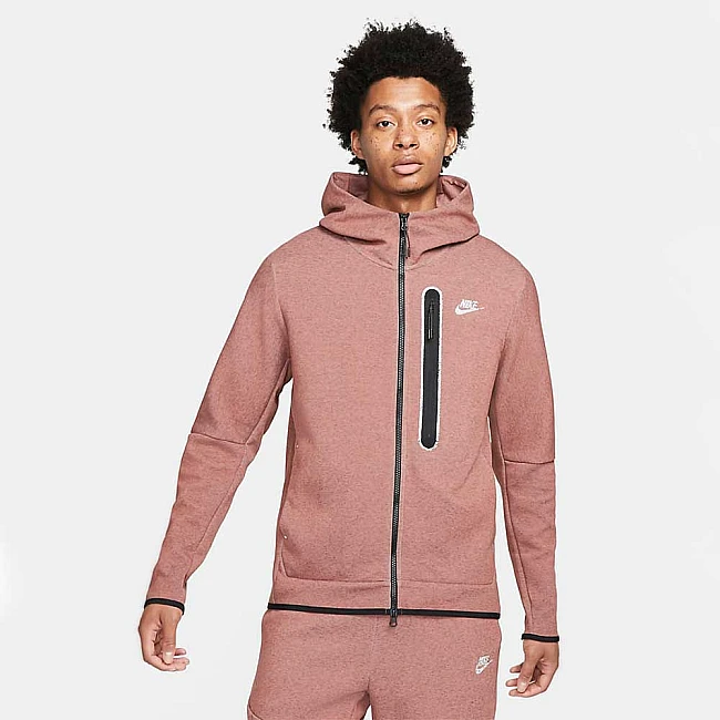 МЪЖКО ГОРНИЩЕ NIKE NSW TCH FLC FZ HD REVIVAL REDSTONE