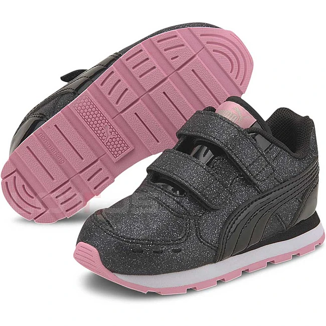ДЕТСКИ МАРАТОНКИ PUMA VISTA GLITZ V INF BLACK/PINK