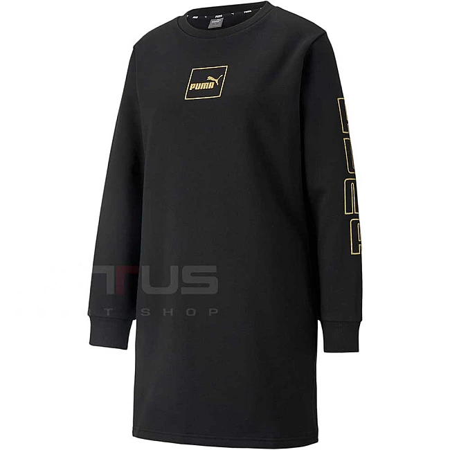 ДАМСКА РОКЛЯ PUMA HOLIDAY DRESS FL BLACK