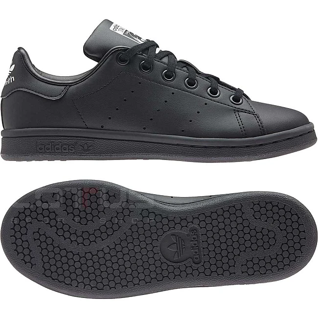 ДЕТСКИ ОБУВКИ ADIDAS ORIGINALS STAN SMITH J BLACK