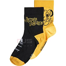 ДЕТСКИ ЧОРАПИ ADIDAS LION KING SOCKS BLACK/YELLOW