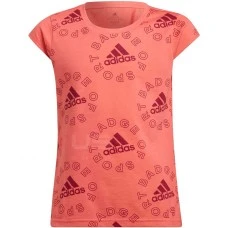ДЕТСКА ТЕНИСКА ЗА МОМИЧЕ ADIDAS G LOGO T ESS ORANGE