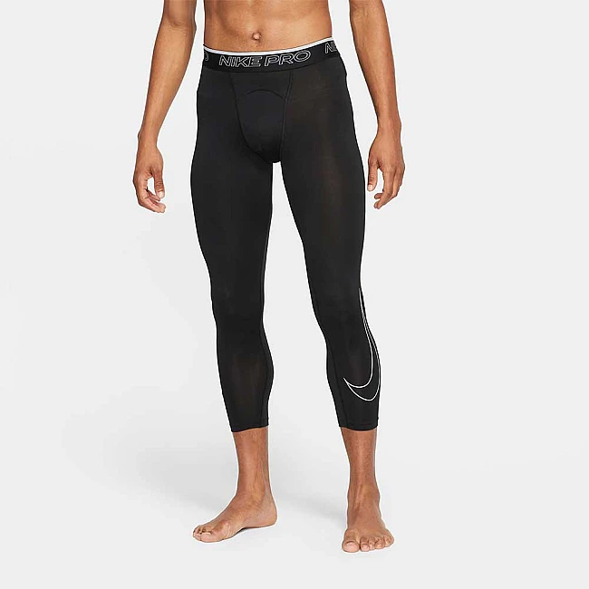 МЪЖКИ КЛИН NIKE PRO DF 3QT TIGHT BLACK