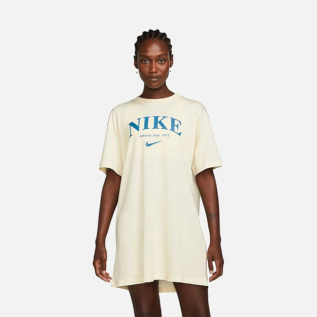 ДАМСКА РОКЛЯ NIKE NSW SS DRESS GFX COCONUT