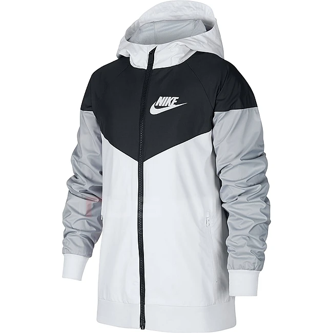 ДЕТСКО ЯКЕ NIKE NSW WR JKT HD WHITE/GREY