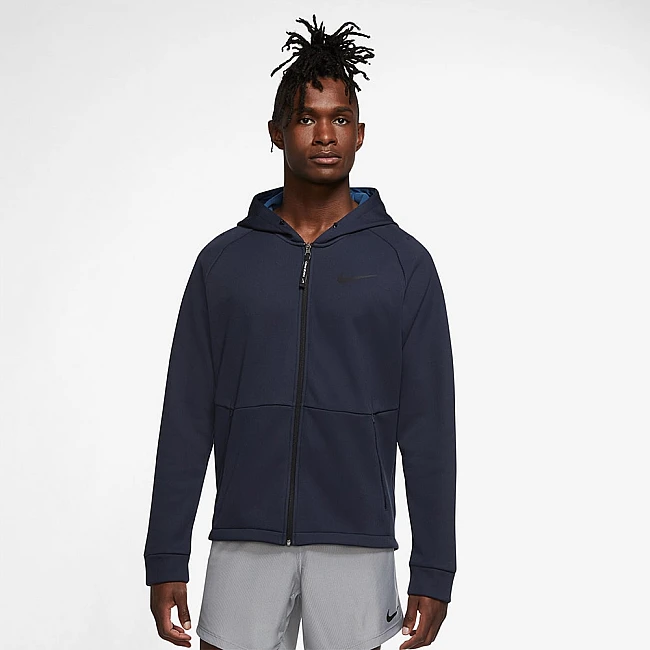 МЪЖКО ГОРНИЩЕ NIKE PRO TF THRMA SPHR JKT HD FZ OBSIDIAN