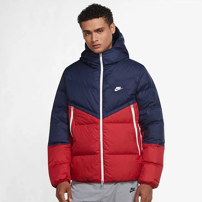 МЪЖКО ЯКЕ NIKE NSW SF WINDRUNNER HD JKT NAVY/RED