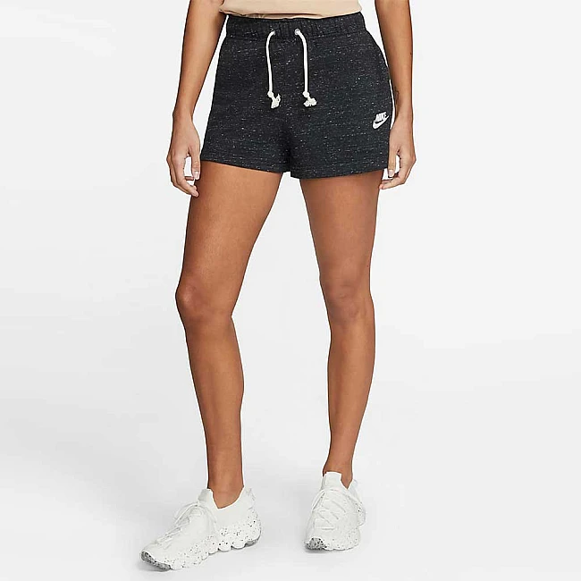 ДАМСКИ КЪСИ ПАНТАЛОНИ NIKE NSW GYM VNTG PE SHORT BLACK