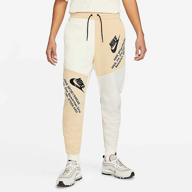МЪЖКО ДОЛНИЩЕ NIKE NSW TCH FLC GX CB JGGR SESAME/COCONUT