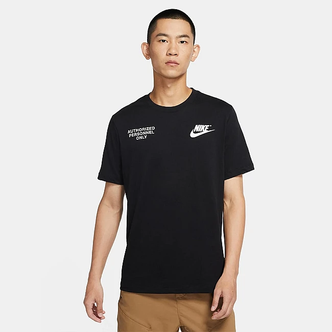 МЪЖКА ТЕНИСКА NIKE NSW TECH AUTH PERSONNEL TEE BLACK