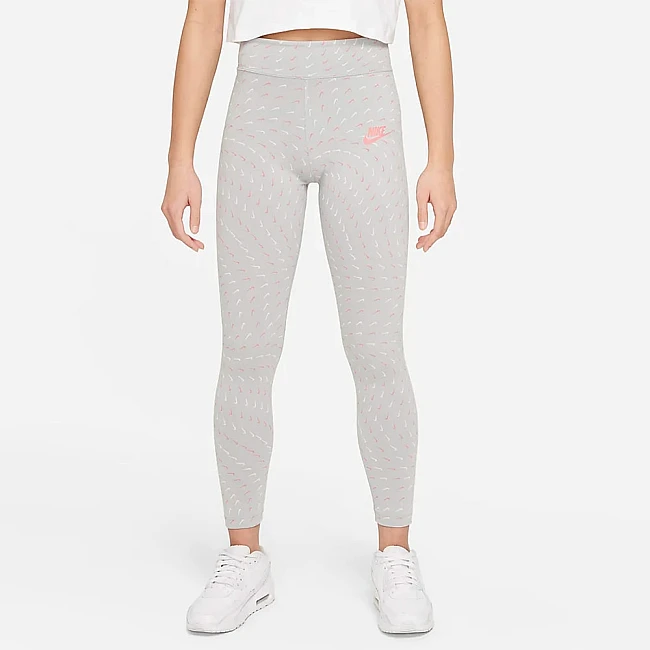 ДЕТСКИ КЛИН ЗА МОМИЧЕ NIKE NSW ESSNTL AOP LGGNG LT SMOKE GREY