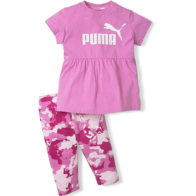 БЕБЕШКИ СПОРТЕН ЕКИП ЗА МОМИЧЕ PUMA MINICATS DRESS MAUVE