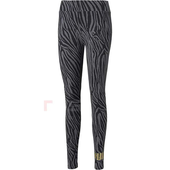 ДАМСКИ КЛИН PUMA ESS+ TIGER AOP LEGGINGS BLACK