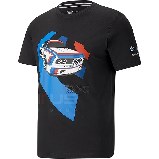 МЪЖКА ТЕНИСКА PUMA BMW MMS VINTAGE CAR GRAPHIC TEE BLACK