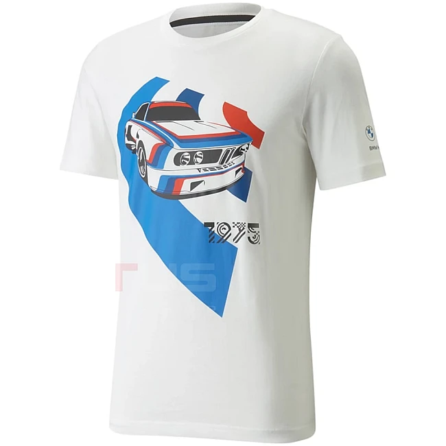 МЪЖКА ТЕНИСКА PUMA BMW MMS VINTAGE CAR GRAPHIC TEE WHITE