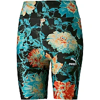 ДАМСКИ КЛИН PUMA HF HIGH WAIST AOP 7IN TIGHT SHORTS BLACK